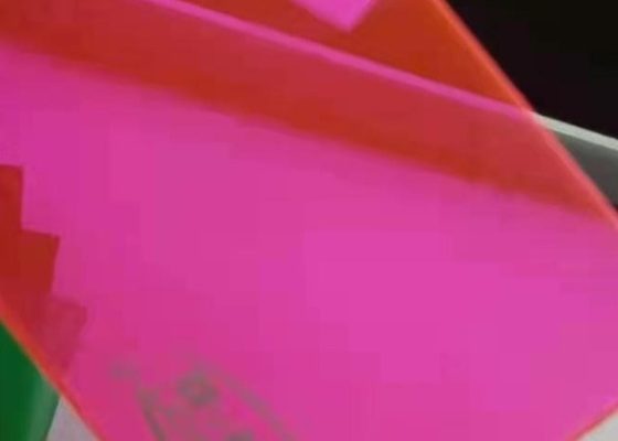 Hapşırma Koruması için 1250 x 2450 Mm Renkli Akrilik Levha Plaka