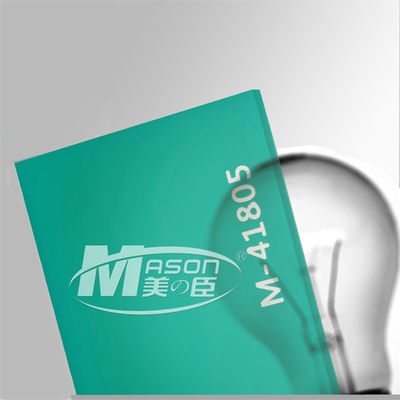 Renkli pleksiklas levhalar mavi 4x8ft duvarlar için plastik paneller