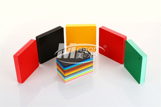 Yüksek Yoğunluklu Renkli 0.6g/Cm3 4x8ft 8mm 10mm 12mm 15mm PVC Köpük Levha Levha