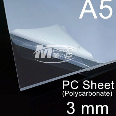 PC Kartı Şeffaf Polikarbonat Levha 3mm 4mm 5mm Reklam İçin Kullanım