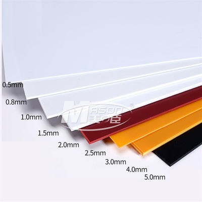 5mm 6mm 8mm Sert Plastik ABS Levha Ev Deposu