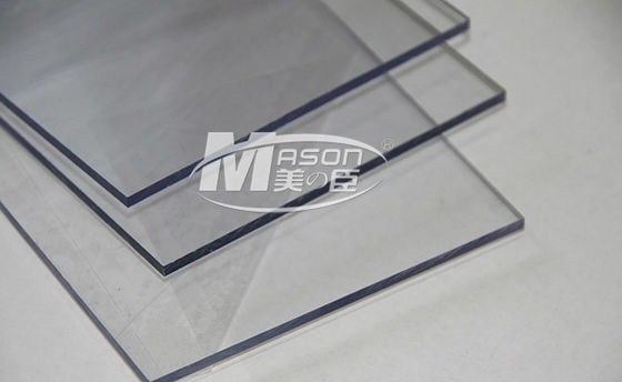 Dekorasyon için 0.9mm 1mm 2mm Kalınlık Şeffaf Plastik Levha Petg