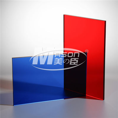 Şeffaf Renkli 3mm Perspex Levha Çok Parlak Akrilik Pmma Levha