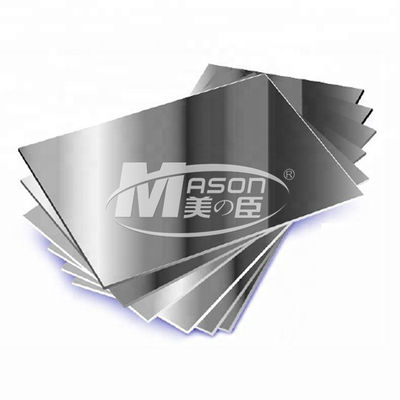 Altın Gümüş Tek Taraflı Perspex Ayna Ölçüye Göre Kesilmiş Ayna Akrilik Levha 1220X2440mm