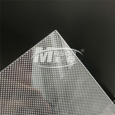 LED Üniforma Işık Kılavuzu Işık Paneli için 1mm LED Akrilik Işık Panelleri