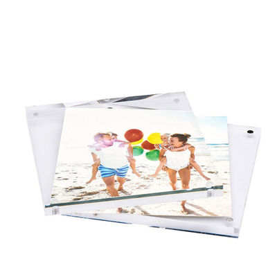 Şeffaf Perspex 4x6'' Akrilik Manyetik Resim Çerçevesi Ana Sayfa