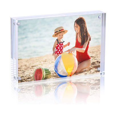 Şeffaf Kristal Özel Akrilik İmalat 20mm Akrilik Fotoğraf Çerçevesi