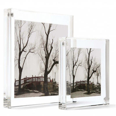 Şeffaf Manyetik Akrilik Poster Çerçevesi Perspex Fotoğraf Çerçeveleri Akrilik Blok