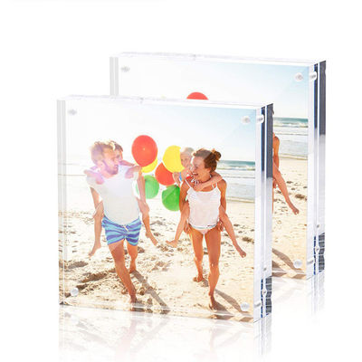A4 Perspex Çerçeve Şeffaf Akrilik Blok Fotoğraf Çerçevesi