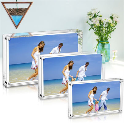 Şeffaf Perspex 4x6'' Akrilik Manyetik Resim Çerçevesi Ana Sayfa