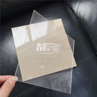 3mm 4mm 6mm Lazer Noktalı Akrilik Işık Kılavuz Plakası LED Panel Işığı için LED LGP