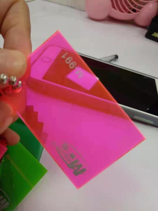 Renk 3mm 5mm Sıcak Satış Akrilik Levha pembe renk Akrilik Levha