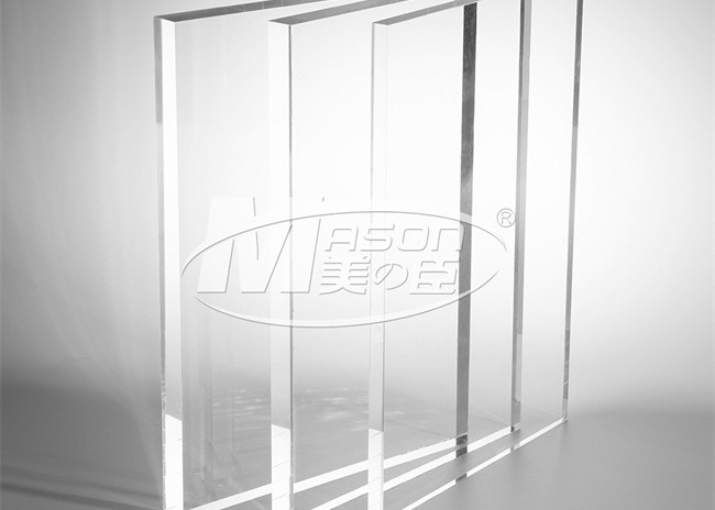 Şeffaf Şeffaf Pleksiglas Panel Döküm Akrilik 1220x2440mm Beyaz Plastik Kaplama