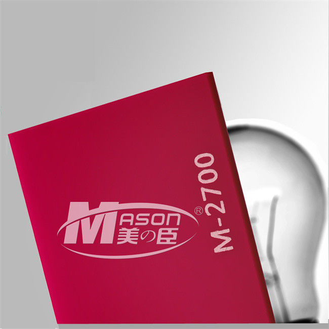 Lazer Kesim için Lucite MMA 3mm 4mm 5mm Renkli Akrilik Levha