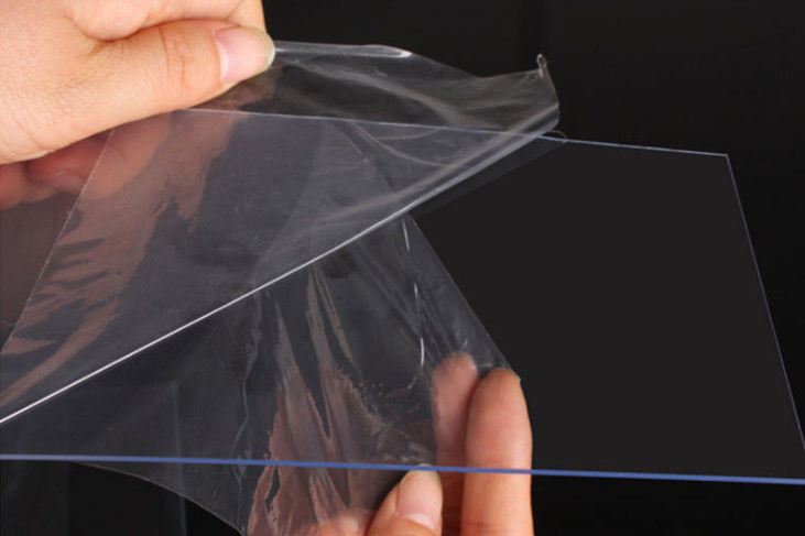 0.3mm 0.5mm Şeffaf Sert PVC Levha 4x8 Ft Plastik Levha