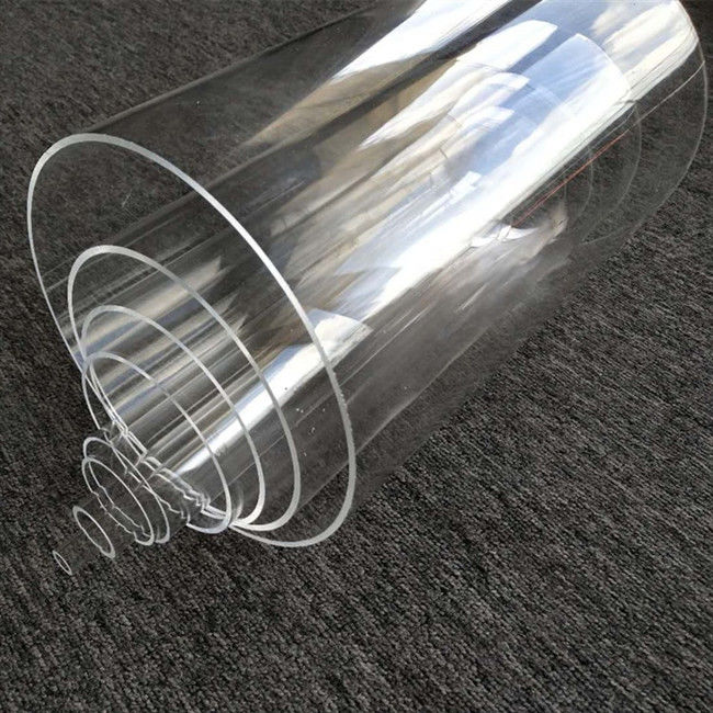 5mm OD'den 1500mm'ye Kadar Şeffaf Akrilik Tüpler Çubuklar