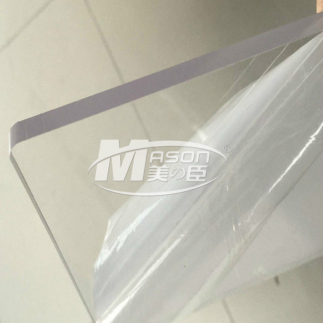 4x8 Ft Şeffaf 0.9mm İnce PETG Plastik Levhalar 1.29g/cm3
