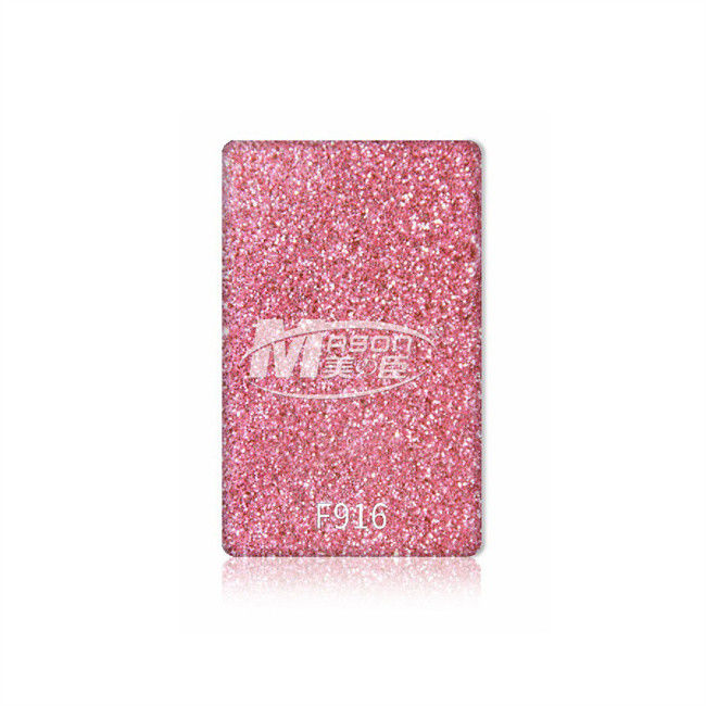 Renkli Pembe Altın Mavi Perspex Glitter Plastik Levha 25mm