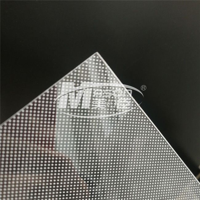 LED Üniforma Işık Kılavuzu Işık Paneli için 1mm LED Akrilik Işık Panelleri