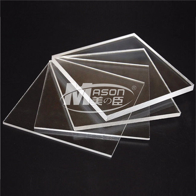 High Gloss 3mm-20mm Akrilik Perspeks Levha 1220x2440 Mm Şeffaf
