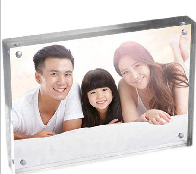A4 Perspex Çerçeve Şeffaf Akrilik Blok Fotoğraf Çerçevesi