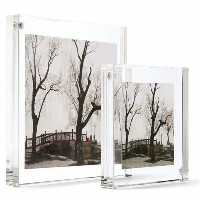Şeffaf Perspex 4x6'' Akrilik Manyetik Resim Çerçevesi Ana Sayfa