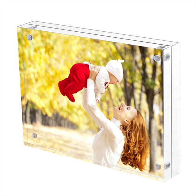 Şeffaf Manyetik Akrilik Poster Çerçevesi Perspex Fotoğraf Çerçeveleri Akrilik Blok