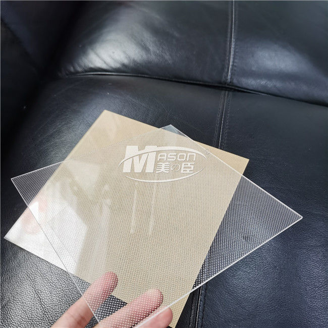 15mm 1220x2440mm Mitsubishi Akrilik Işık Kılavuz Plakası LED Panel için LGP