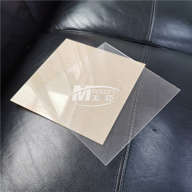 1220x2440mm 4mm Akrilik Işık Kılavuz Plakası LGP Aydınlatma için